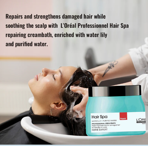 Loreal Paris Professionnel Hair Spa Repairing Creambath (490 G) MRP-800/-